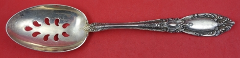 Pierced Serving Spoon custom made 9-hole  8 5/8
